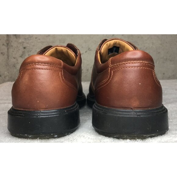 ECCO Hydromax Mens Golf Shoes Size 42 (9-9.5 US) Brown Leather Oxford Lace-Up - Picture 6 of 12